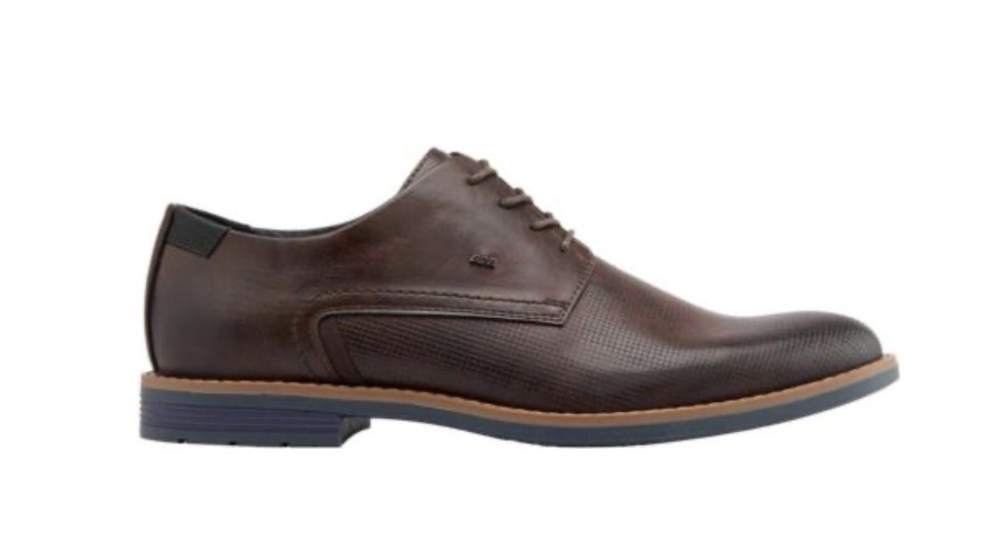 AM SHOE Men's Premium Brown Leather Business & Formal Shoes